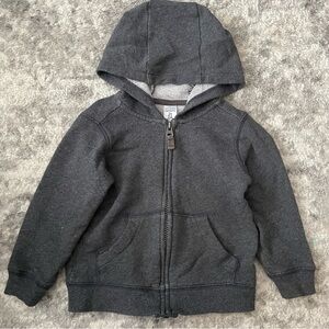 Carter’s grey zip up hoodie